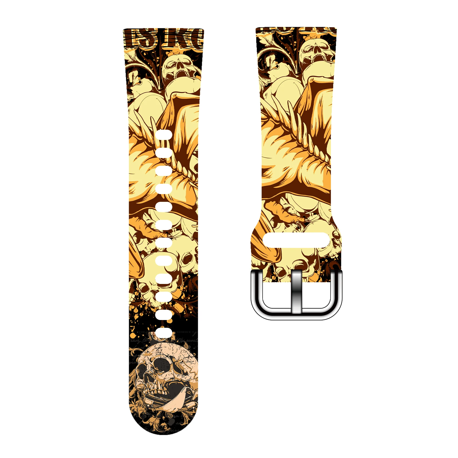 

Helloween Series Printed Strap for Fitbit Sense 2/1 Watchband Replaceable Bracelet for Versa 4/3 Watch Band for Women as a Gift