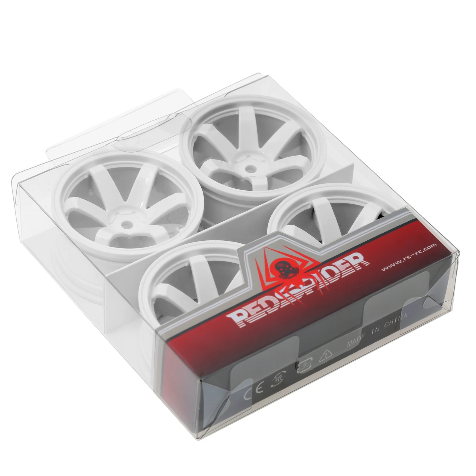 4pcs Plastic Wheel Hub RC Racing Car Tires On Road Wheel Rim Fit For 1/10 HSP HPI RC Car Part Diameter Tires 94123-94122 TT01