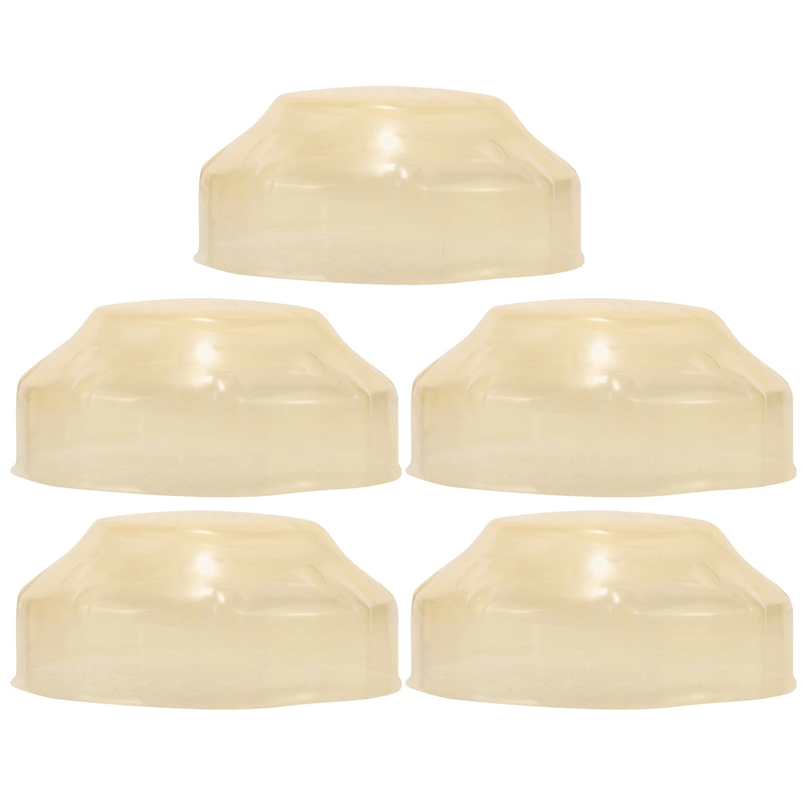 

5pcs Smoke Protective Cover Dustproof Covers for Cooking Smoking Covers Plastic Hole Plate Plastic