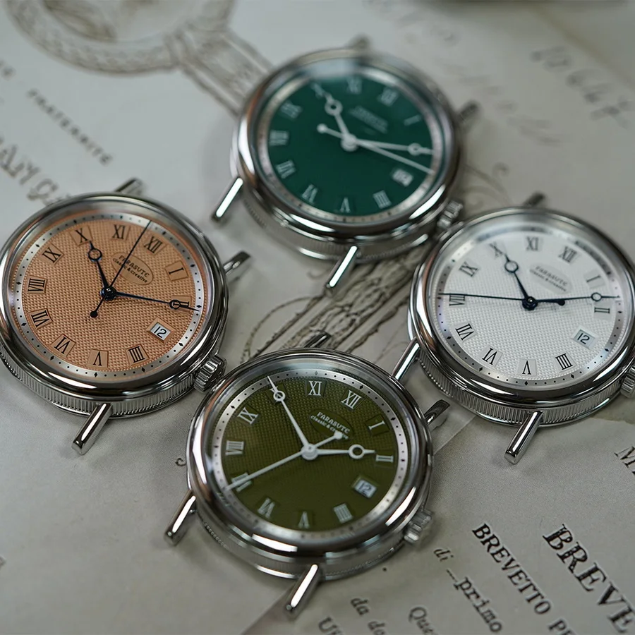 FARASUTE Мужские автоматические часы 38 мм Механические наручные часы с автоподзаводом Sapphire PT5000