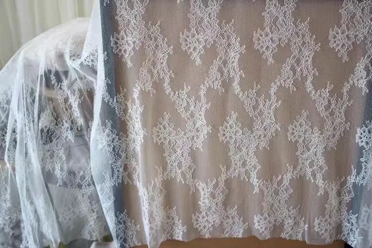 1.5m wide fine mesh yarn cut thread spring-free fabric DIY dress half skirt wedding veil curtain accessories