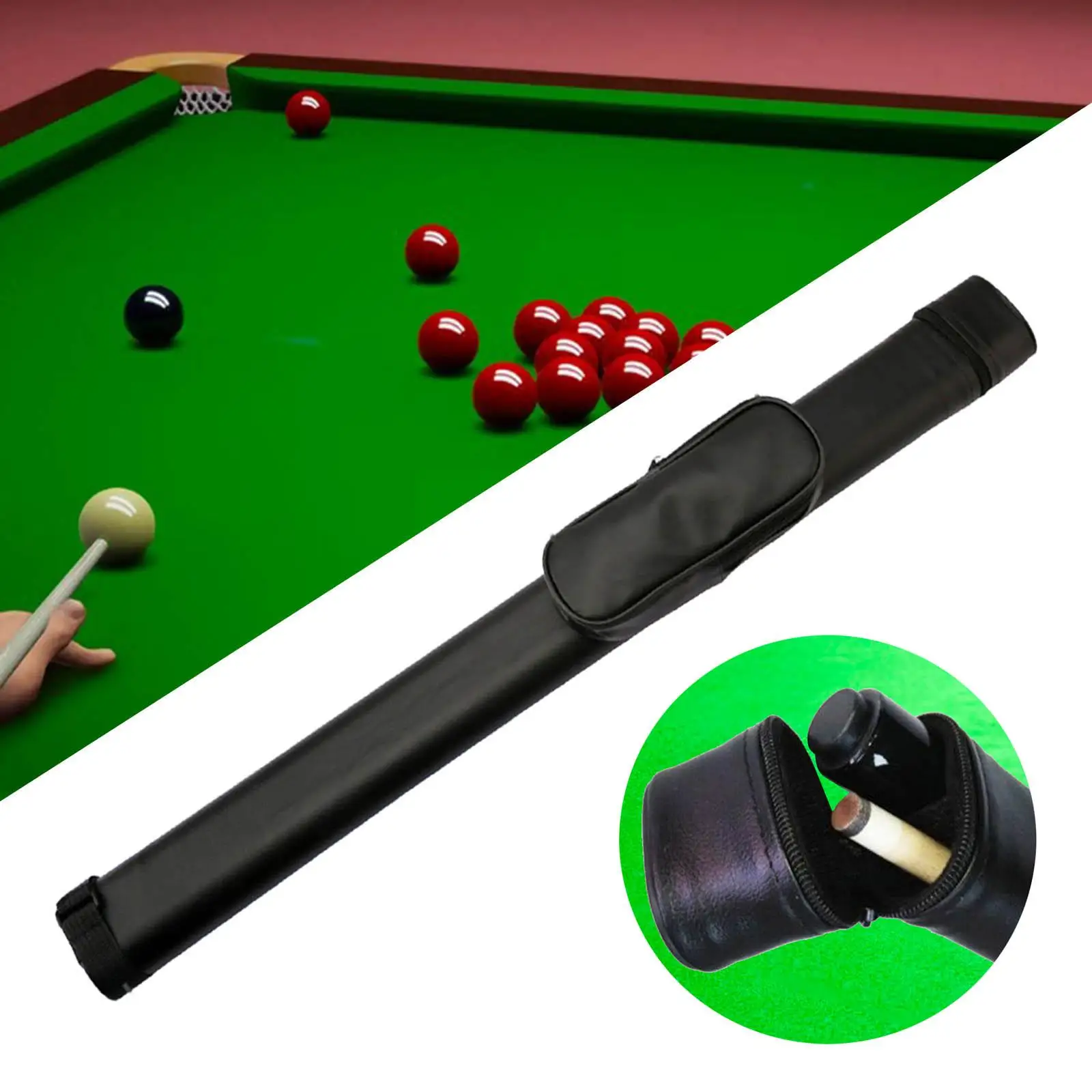 

Hard Pool Billiard Rod Carrying Case Holds 1 Complete of 2 Piece ×1