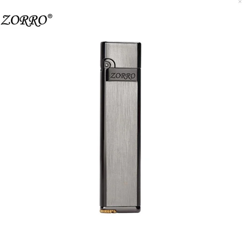 New ZORRO High-grade Kerosene Lighter Mini Light Metal Cigarette Lighter Wheel Windproof Lighter Portable Grinding Men\'s Gift