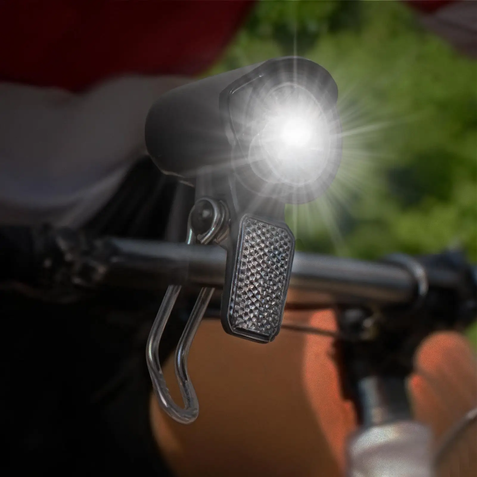 E-Bike Headlight 6-60V Super Bright Bicycle Front Light Powerful LED Headlamp for Night Cycling Commute & Outdoor Safety