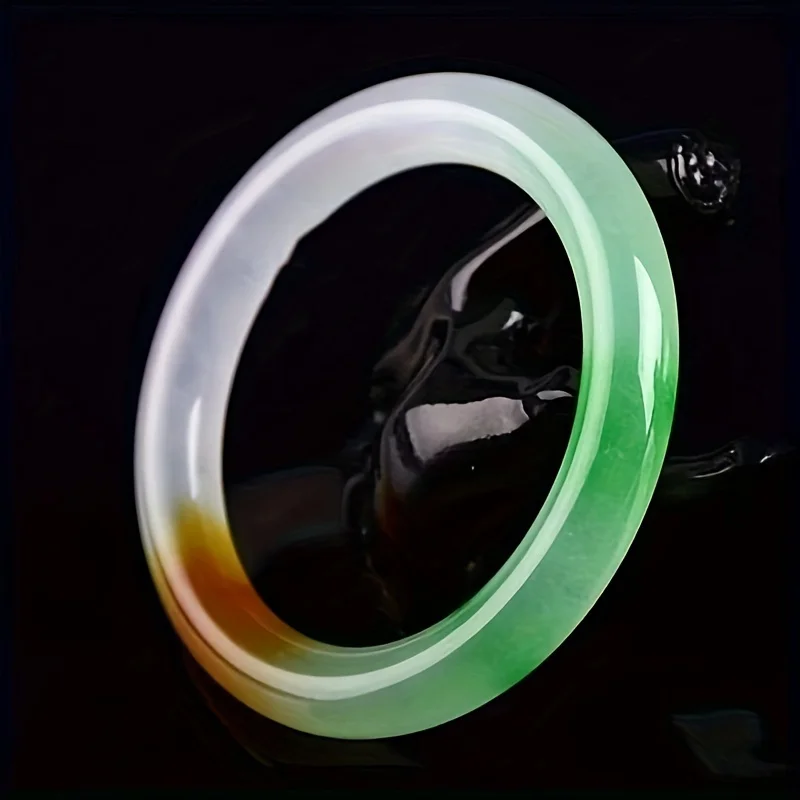 سوار من الحجر الطبيعي على الطراز العتيق - سوار مصنوع يدويًا للجنسين، بدون طلاء، جاهز للهدايا