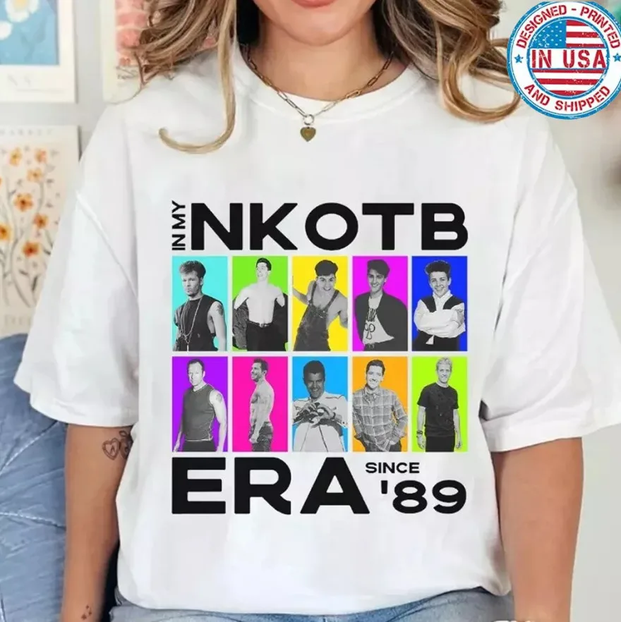 

В моей новой рубашке Ki On The Block Era, Веерная рубашка Nkotb, унисекс подарок для фанатов