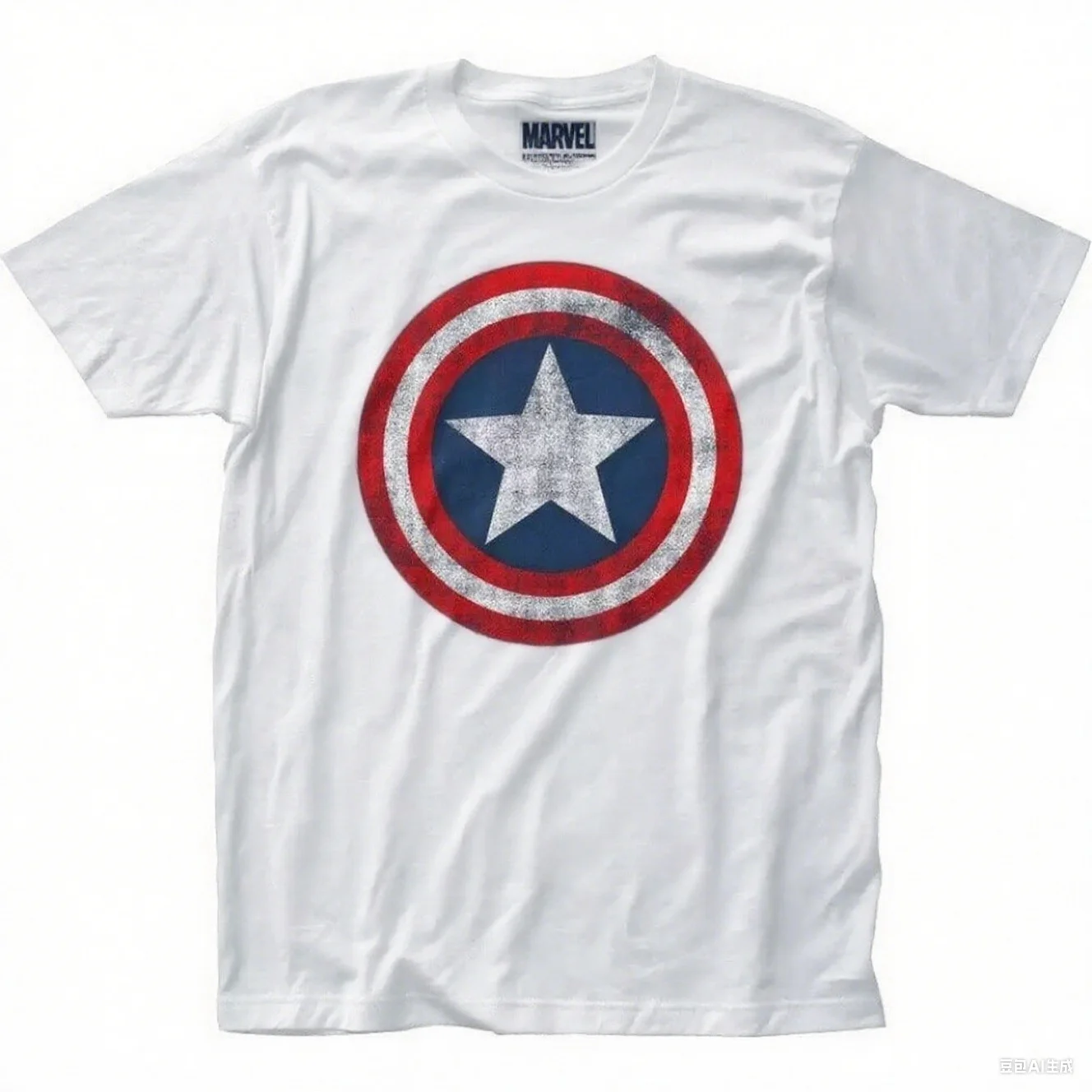 تي شيرت كابتن أمريكا المتعثرة شيلد المطبوع مصنوع من مادة القطن بنسبة 100% مع شعار البطل الكلاسيكي ملابس كاجوال رائعة