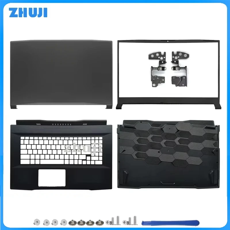 

For Katana GF76 MS-17L1 17L2 17L3 Laptop Accessories LCD Back Cover/Front Bezel/Palmrest/Bottom Base/Hinges Laptop Shell