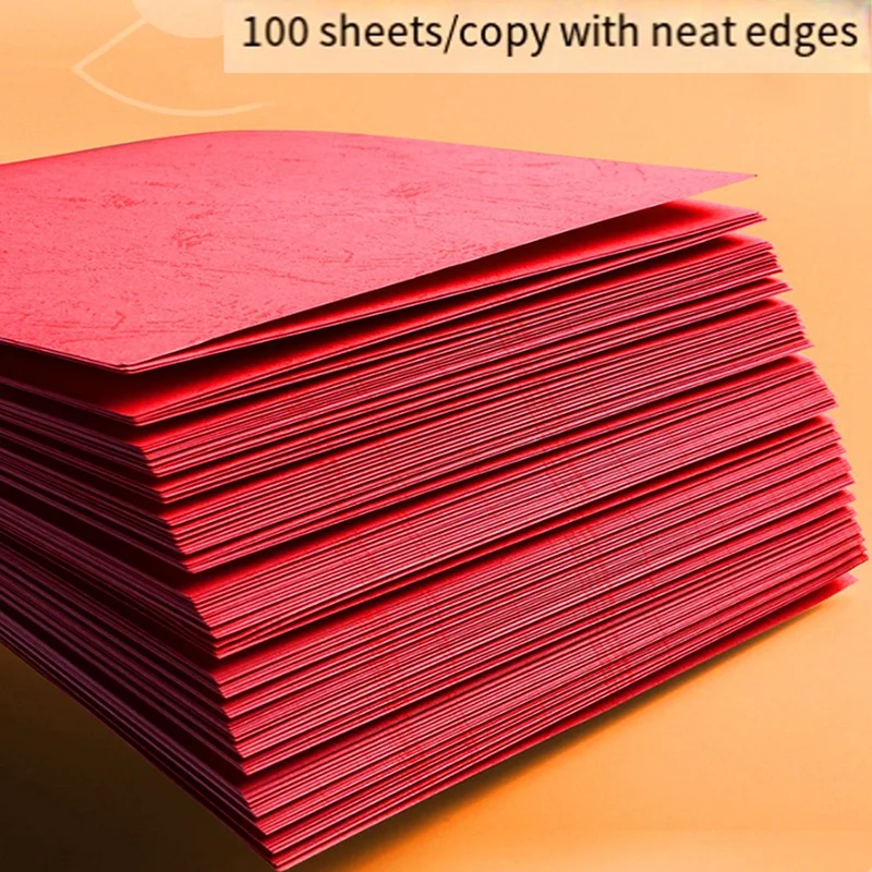 Capa de encadernação de papel 8,27X11,69 polegadas Apresentação Leathergrain Encadernação Capa Azul Marinho