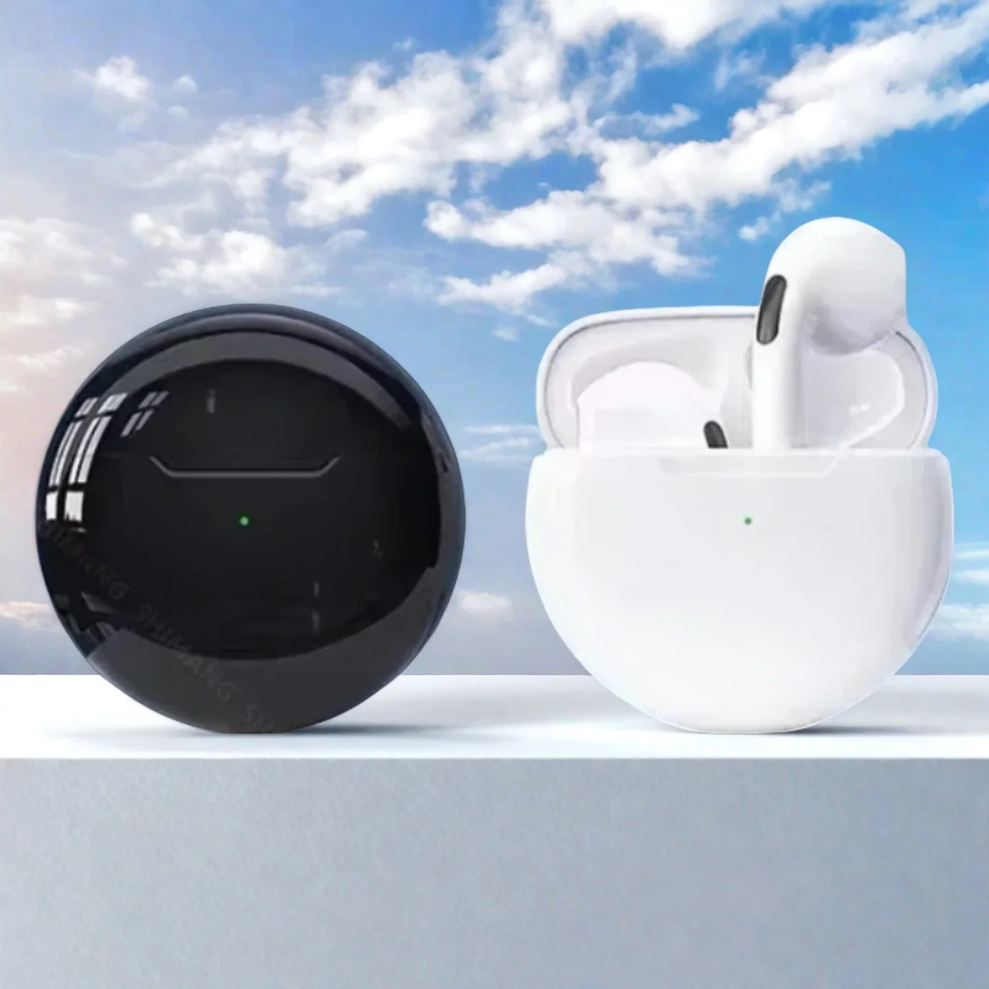 سماعات بلوتوث Pro 6 TWS لهاتف iPhone سماعات بلوتوث لاسلكية بخاصية إلغاء الضوضاء مع ميكروفون Pro6 سماعات رأس لاسلكية