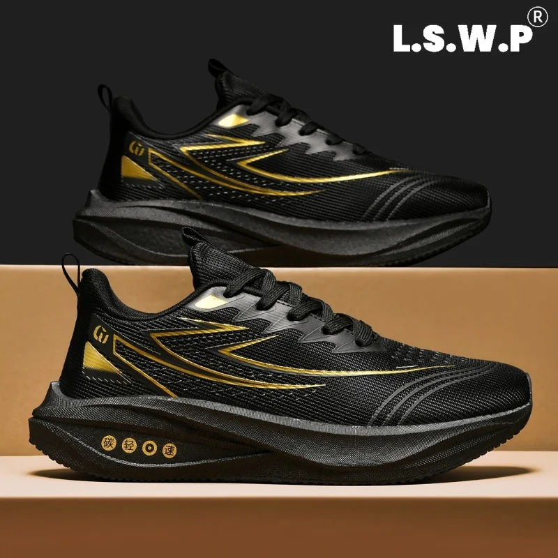 Men's Running Shoes, Breathable, Comfortable, Wear-Resistant, and Stable for All Seasons, Suitable for Wearing in All Four Seasons, Autumn and Winter Sports Shoes, Casual Style, Suitable for Daily Fitness