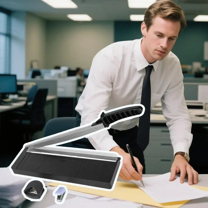 Paper Cutter Heavy Duty Cardboard Cutter Portable Studio Gadgets Multifunctional Cutting Tool For Document Filing Scrapbooking