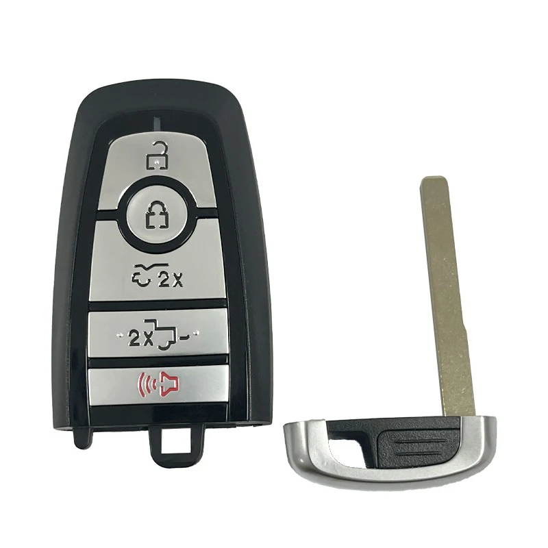กุญแจรีโมทอัจฉริยะแบบ 4+1 ปุ่ม รุ่น CN018150 สำหรับอะไหล่ทดแทน ชิป 49 ความถี่ 315mhz รหัสสินค้า:164-R8304 M3N-A70604078 สำหรับรถยนต์ฟอร์ด ไลท์ติ้ง อีวี