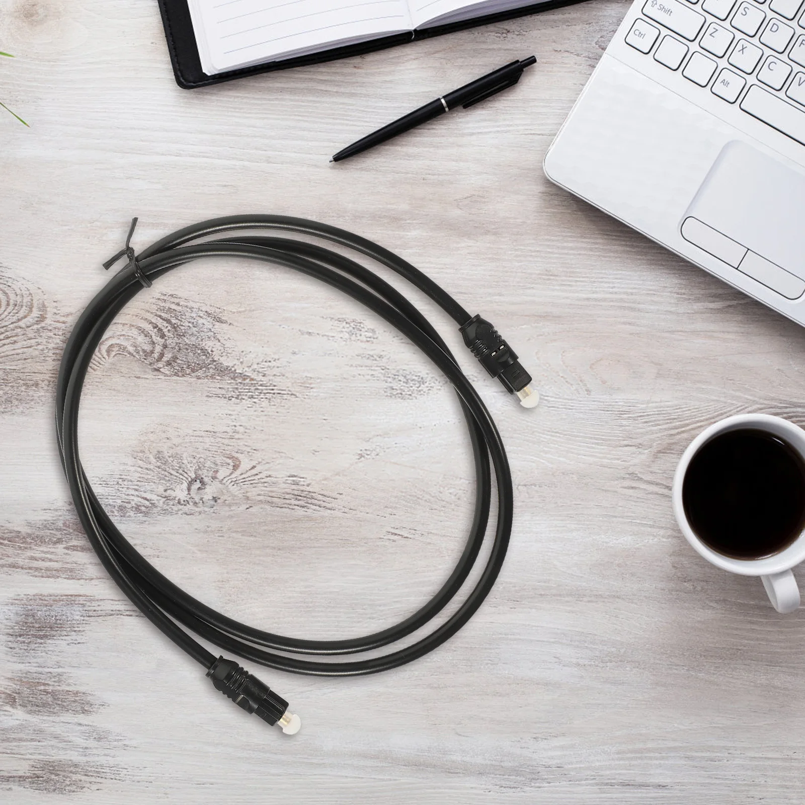 

2Pcs Optical Audio Cable Square Interface Fiber Audio Cord High Grade Pmmc 4mm Diameter Stable Transmission for Sound Bar