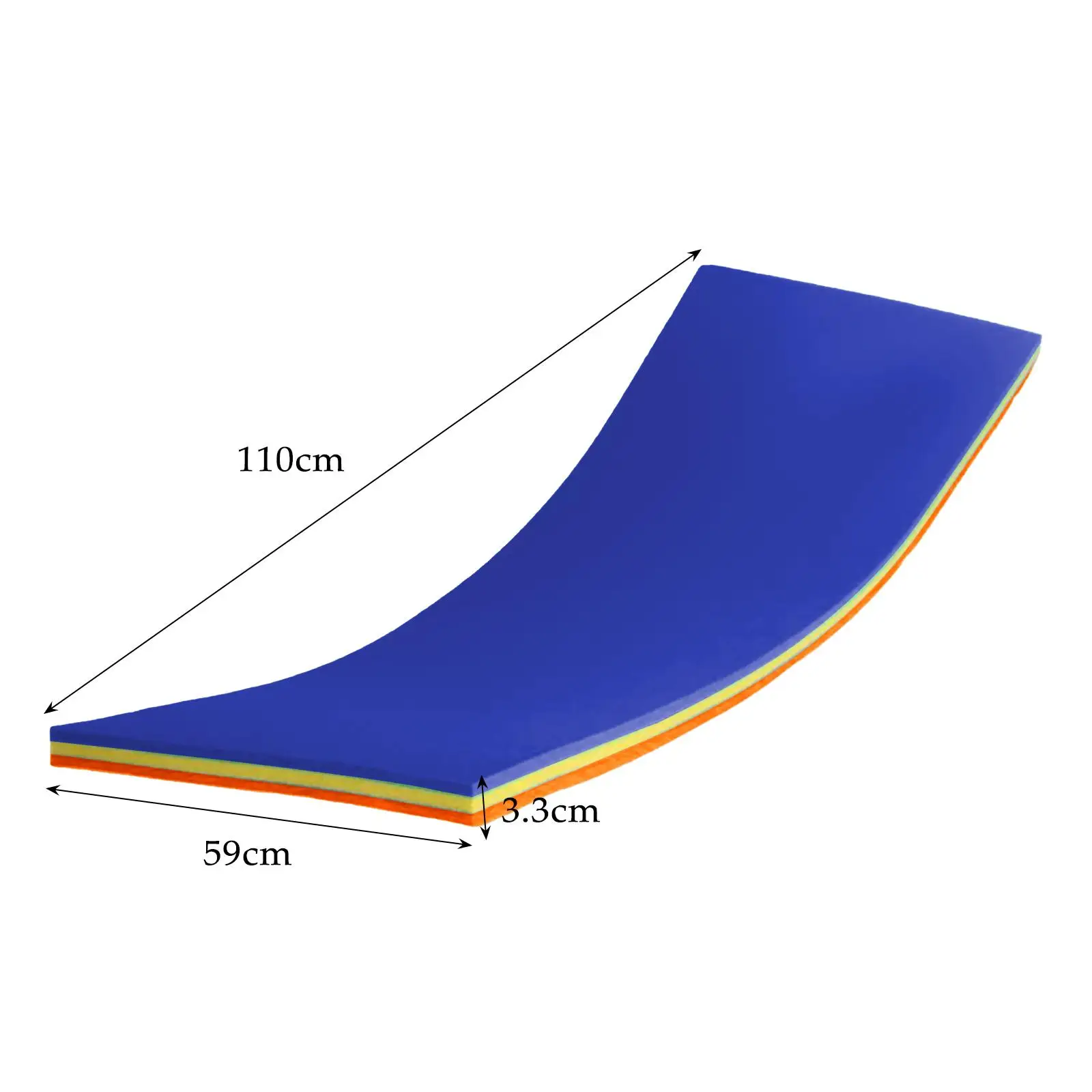 Polymères d'eau flottants, couverture de matelas à la dérive, radeau à flotteur à degré de déchirure, coussin de lit extérieur pour la navigation de plaisance