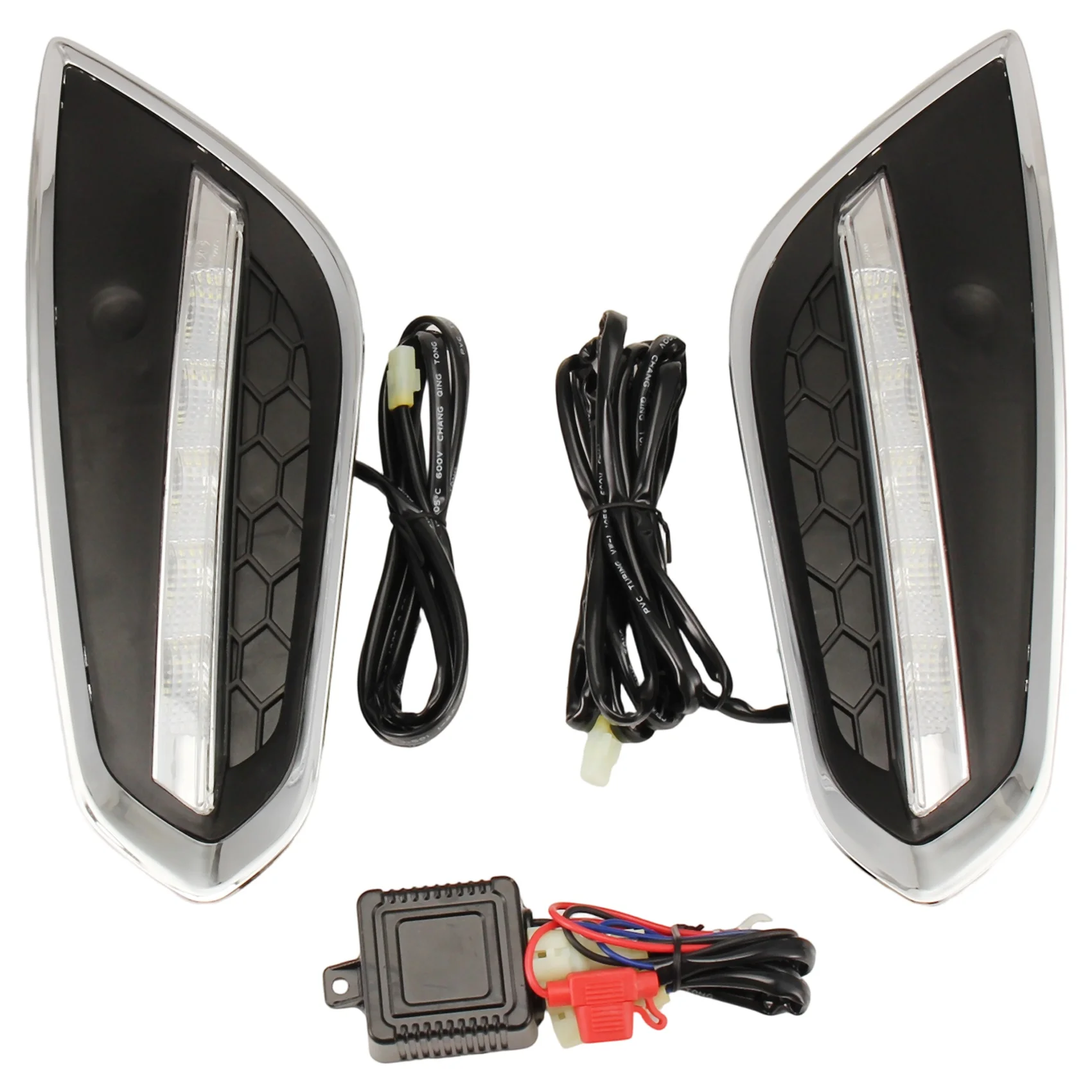 

A98M 1Pair Car DRL LED Daytime Running Light Daylight Fog Lamp For Volvo S60 2009 2010 2011 2012 2013