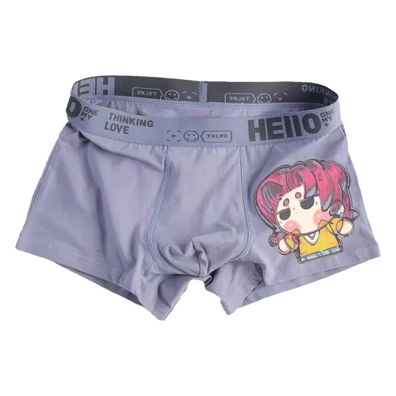 Huntr-X K-Pop شيطان الصيادين التحول أنيمي سلسلة الرجال السروال أنيمي مضاد للجراثيم سراويل داخلية للرجال الأولاد السراويل السراويل