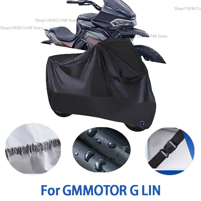 

Motorcycle Full Covers For GMMOTOR G LIN Car Outdoors Sun Protection Dust No Ear Thickened Oxford Clothcover Accessories