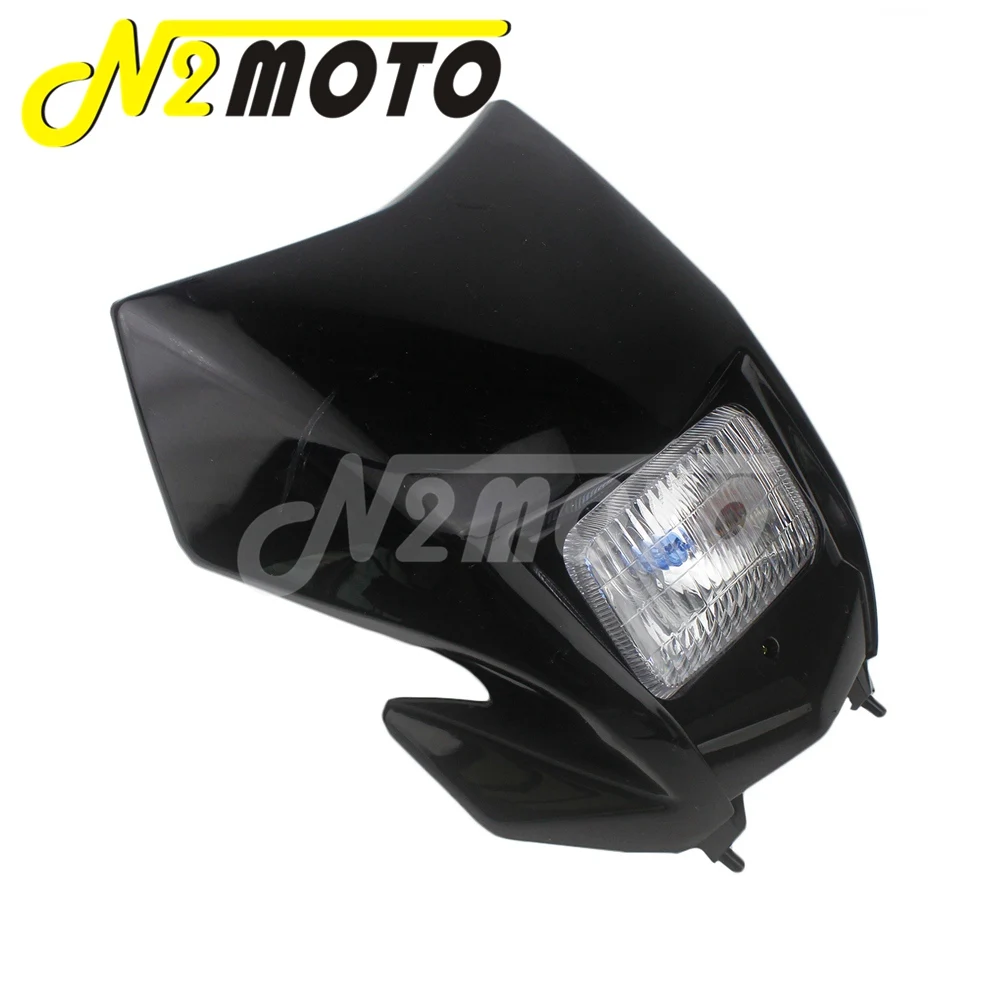 For Honda CRF 150 230 250 450 R/F/X/L Dual Sport Headlight Front Running Lamp Racing Head Light Mask WR250 WR450 YZ F Universal