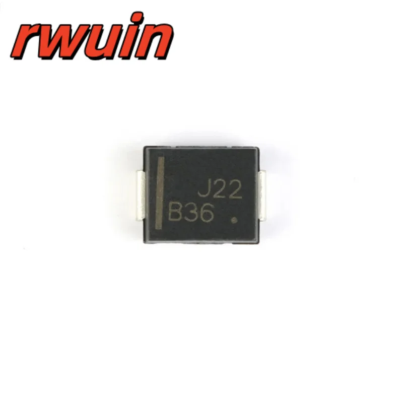 5pcs MBRS360T3G New And Original MBRS360 MBRS360T3 B36 SMC 60V/3A SMD Schottky Diode IC Chip