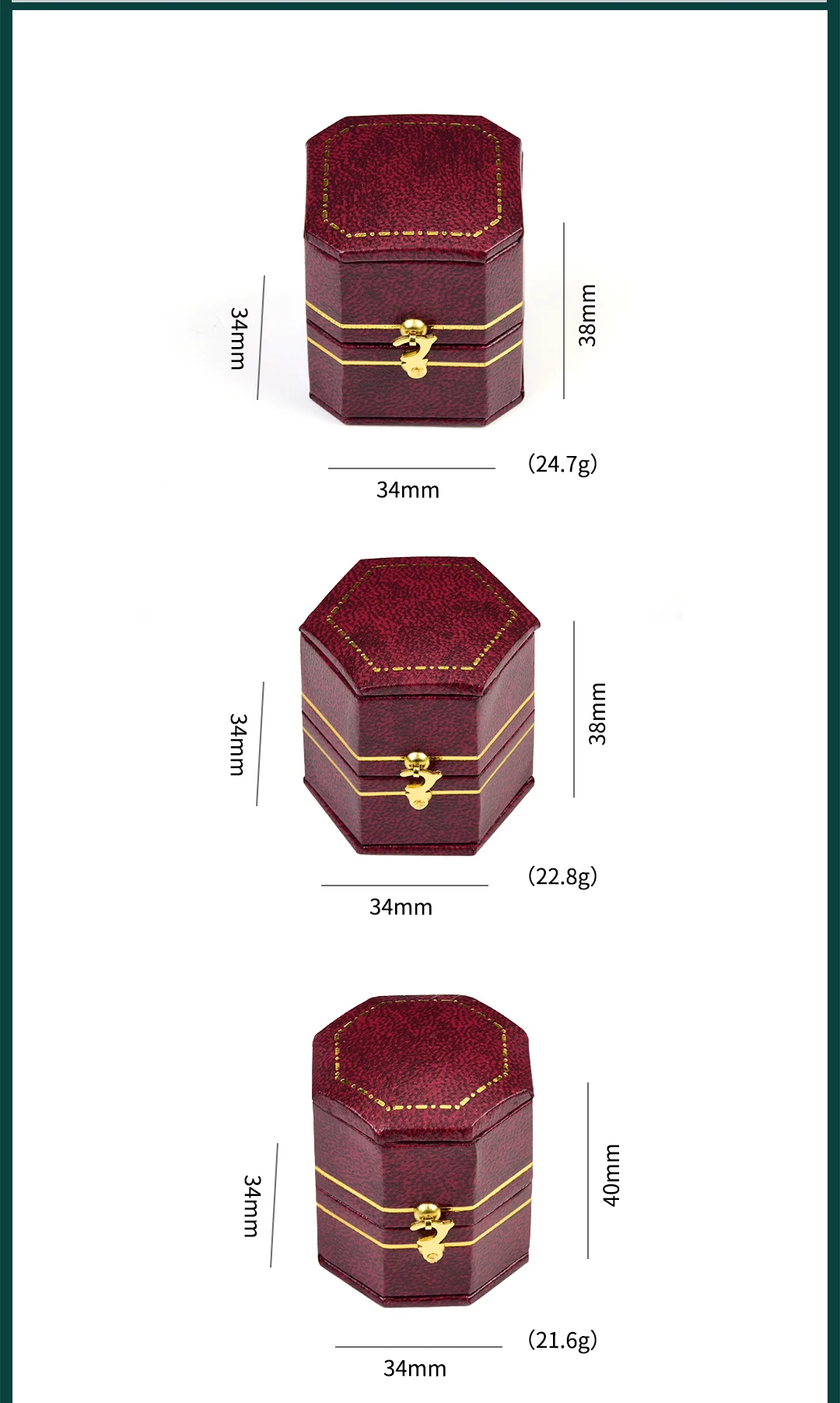 TAIMY Vintage Ring Box Handcrafted Wedding Antique Ring Box Lassical Victorian Style Decor Mini Jewelry Box Ring Storage Case