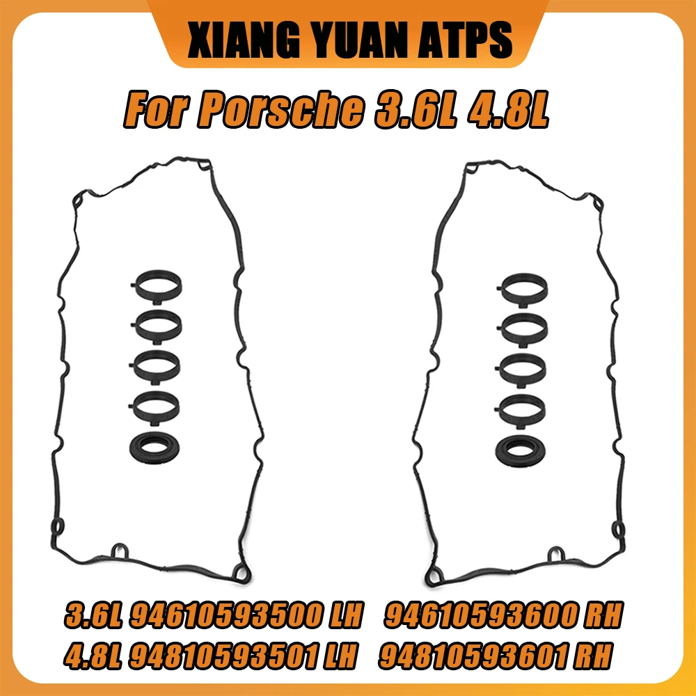 

94610593600 94610593500 94810593601 94810593501 LH RH Engine Valve Cover Gasket For Porsche Panamera 3.6L 4.8L V6 V8 2010-2016