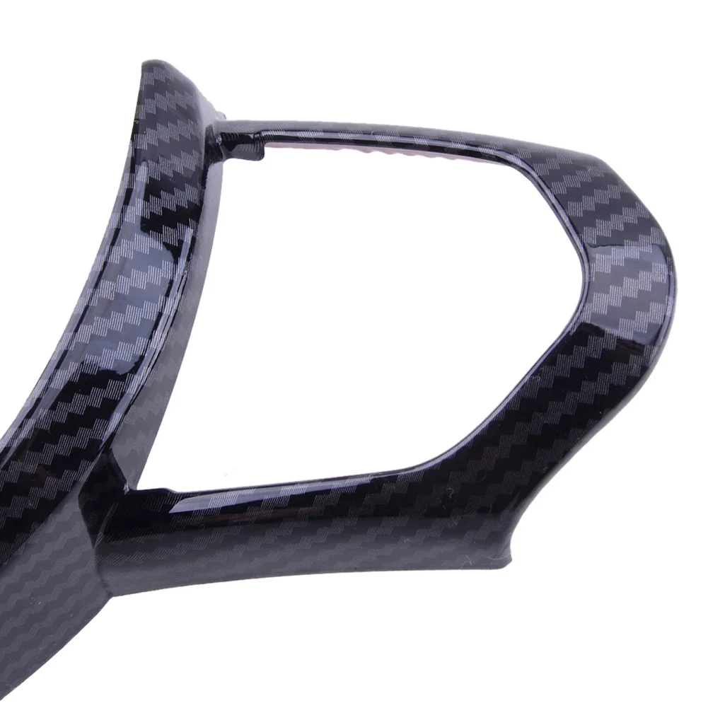 For BMW F Chassis F06 F10 F11 F12 F15 F16 F20 F21 F22 F23 F30 F32 F34 ABS Carbon Texture Car Interior Steering Wheel Cover Trim