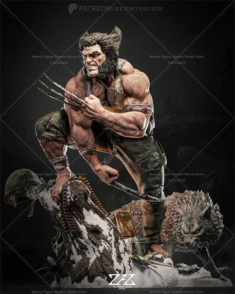 1/24 1/18 Scale Marvel Superhero X-Men Regeneration Mutant Wolverine Action Film DIY Self-assembled GK 3D Resin Un-panited Model