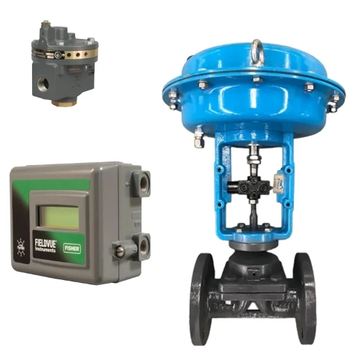 

EMERSON Fisher 2625 Volume Boosters With Fisher DVC2000 Digital Valve Positioner and Chinese Control Valve
