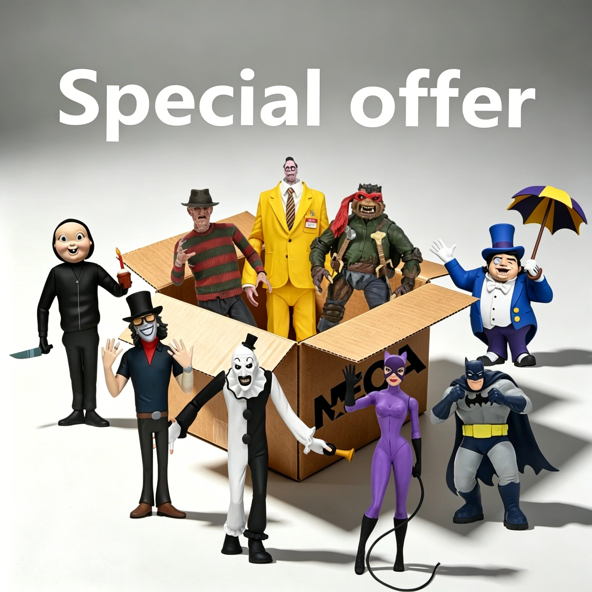NECA Bardzo Tanie, w 100% Oryginalne Figurki Akcji w Pudełku! Nowe Modele Codziennie!