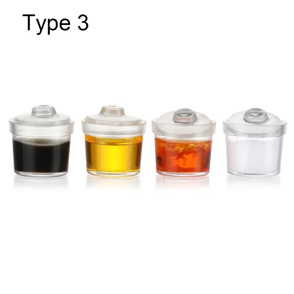 

4 шт., подарочная сцена, модель, еда, игрушки, кукольный домик, кухонная игрушка, миниатюрная бутылка для специй, мини-банка для приправ, аксессуары для кукол