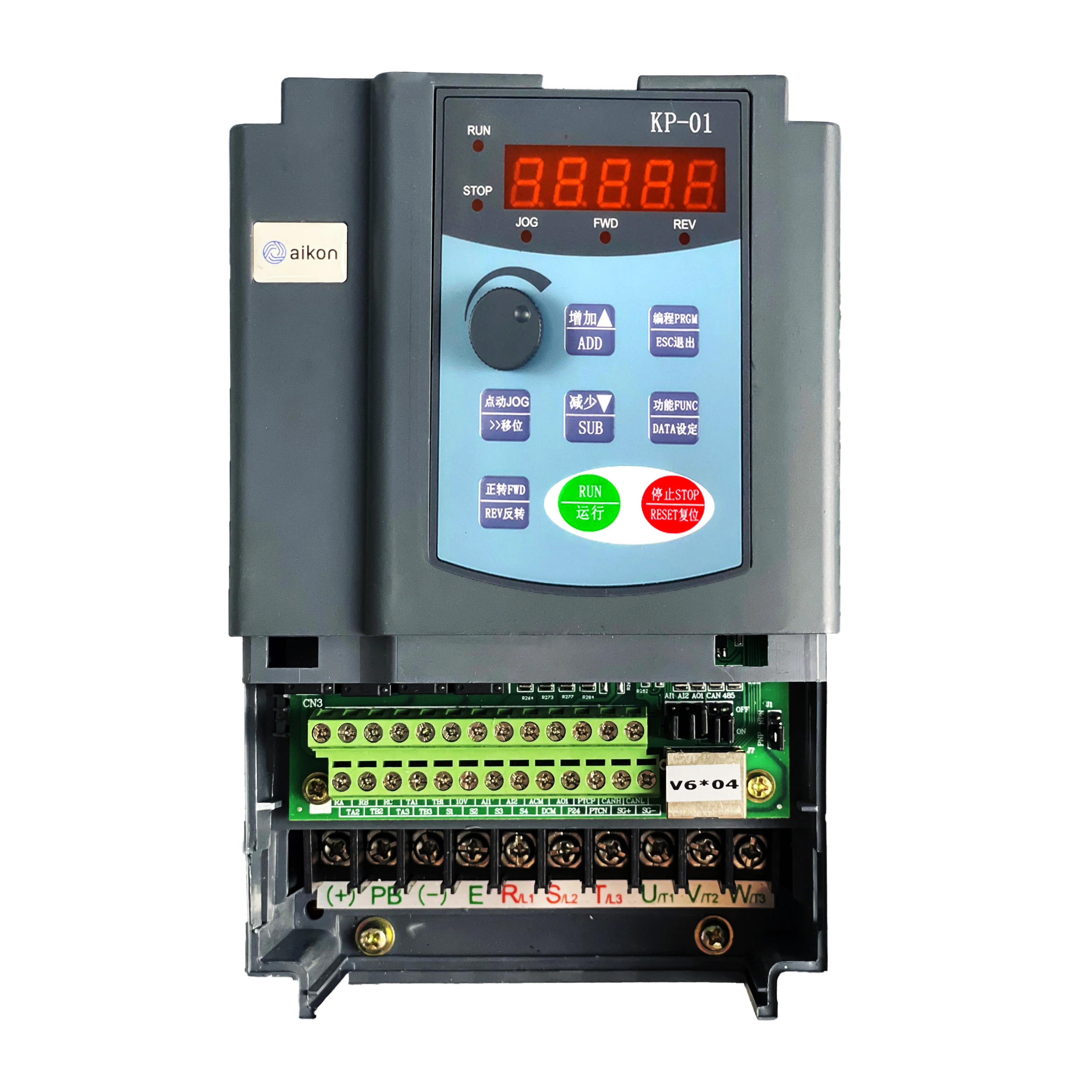 

Aikon Factory Direct Supply 6 Output Relays Input Analog Signal 0 10V 4 20mA Vfd 1.5kw For Machine Tools