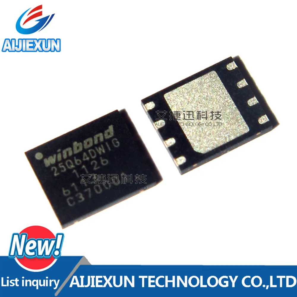 10 unidades W25Q64DWZPIG 25Q64DWIG WSON novo e original