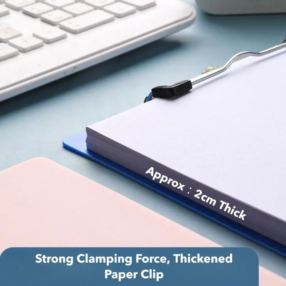 

Multifunctional A4/A5 Writing Splint Horizontal/Vertical With Hanging Hole Writing Board Clip File Folder Paper Organizer