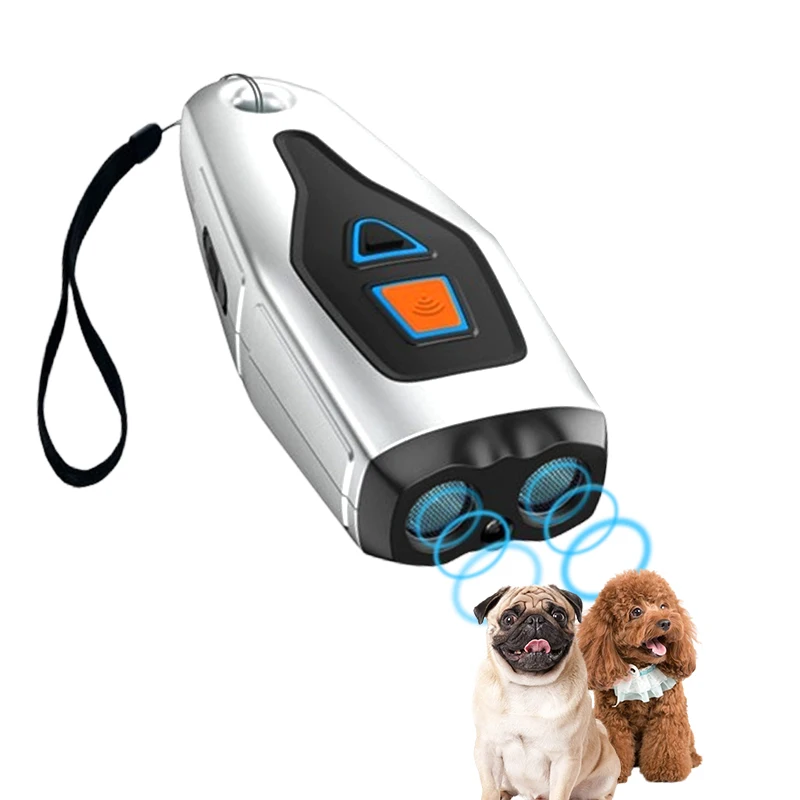 Outdoor rechargeable ultrasonic dog repeller no Bark Collar Dog Repeller No Dog Noise Anti Barking Device