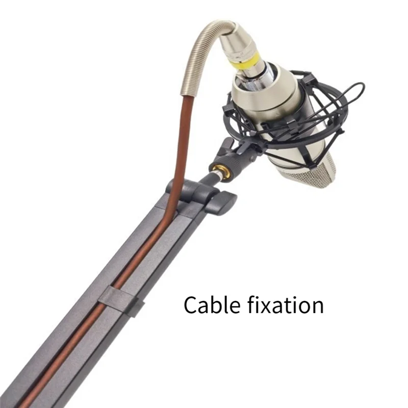 

M18K-Регулируемая микрофонная стрела с кабелем для управления микрофонным кронштейном Игровая подставка для микрофона