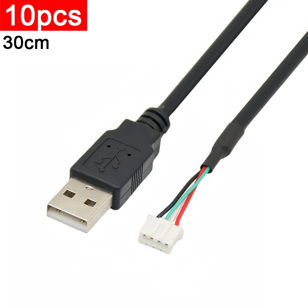 

10 шт. USB PH2.0 4-контактный разъем для материнской платы 4-контактный к USB2.0 штекерный кабель-адаптер для передачи данных полностью медный