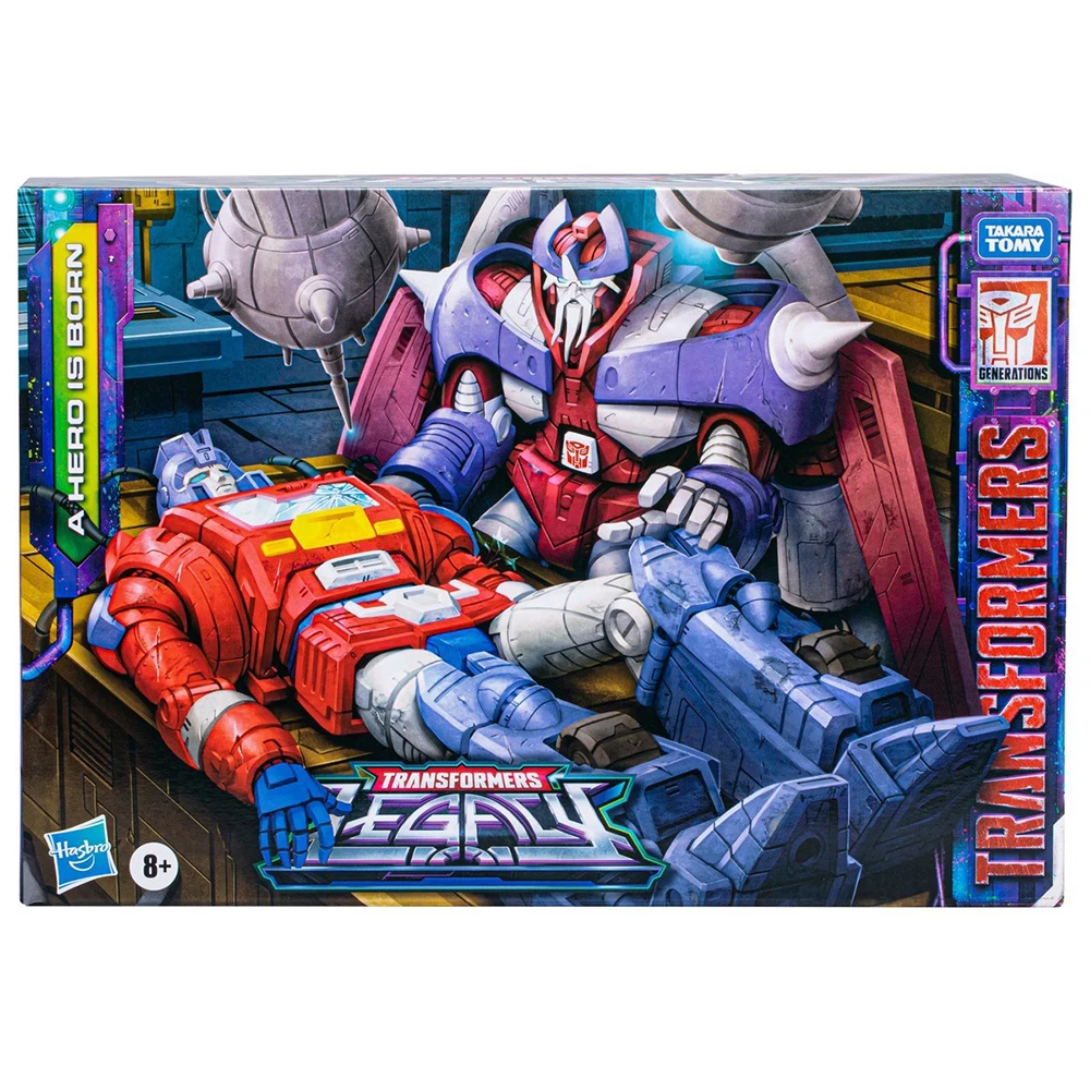[Op voorraad] Hasbro Transformers Legacy A Hero is Born Alpha Trion & Orion Pax 2-pack set exclusieve anime-figuur robotmodelspeelgoed
