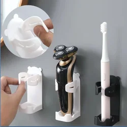 Razor Holder Non Punching Shaver Holder Electric Toothbrush Rack Facial Cleanser Organizer Bathroom Accessories