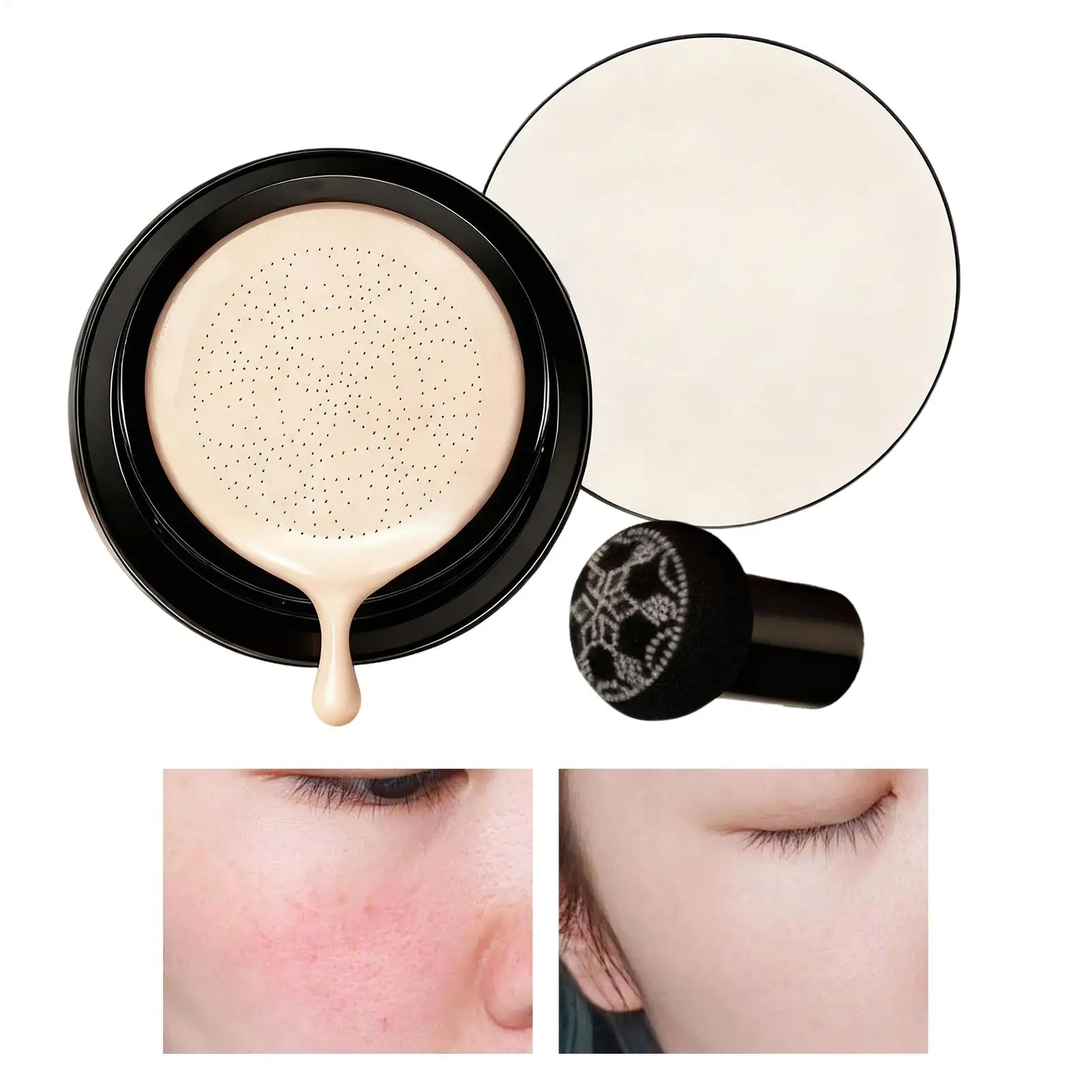 คอนซีลเลอร์ปรับผิวกระจ่างใส ไพรเมอร์บำรุงผิวอย่างเป็นธรรมชาติ รองพื้นปกปิดจุดด่างดำ สำหรับผิวหมองคล้ำ ผิวมัน ผิวแห้ง ผิวผสม และผิวแพ้ง่าย