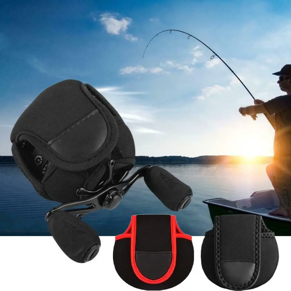 Fishing Reel Bag Protective Cover Baitcasting Trolling Spinning Fishing Wheel Protective Case Pouch Sleeve Tackle Accessories