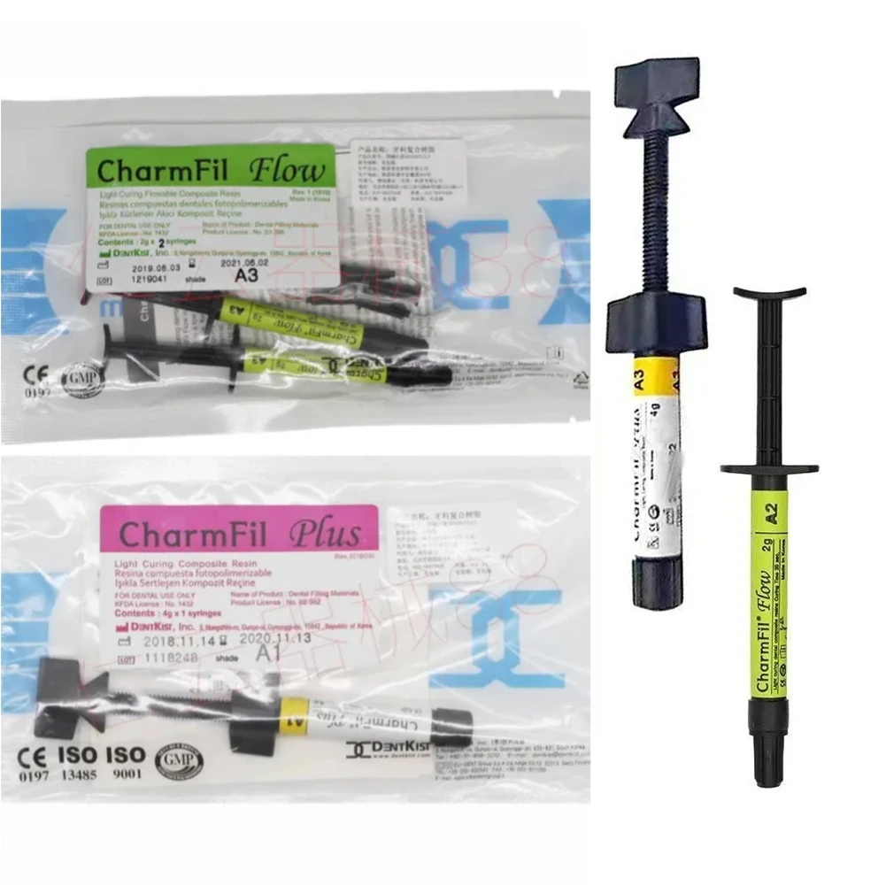 

DENTKIST CharmFil 2, струящийся корневой канал, светоотверждаемая нано-клейкая смола, стоматологическая композитная смола, стоматологический материал для наполнения