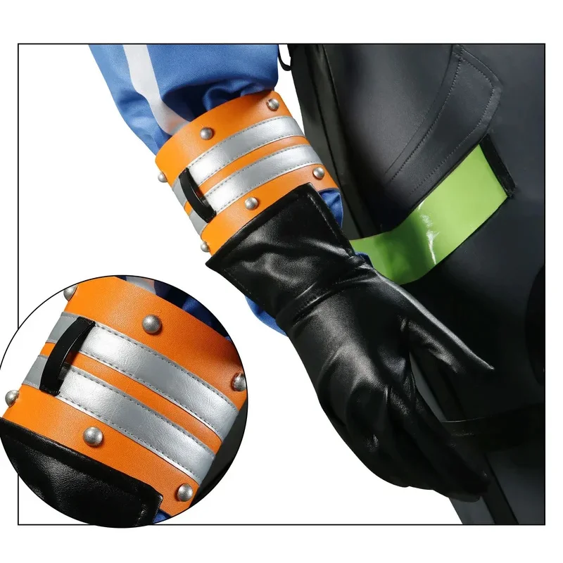 게임 Zenless Zone Zero Zhu Yuan 코스프레 의상 가발 유니폼 형사 조사 특수 대응 팀 Eridu Halloweena;k6;8',