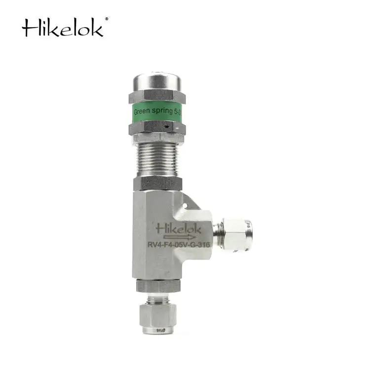 Hikelok Stainless Steel High Pressure Safety Valve Release Valve Proportional Relief Valve