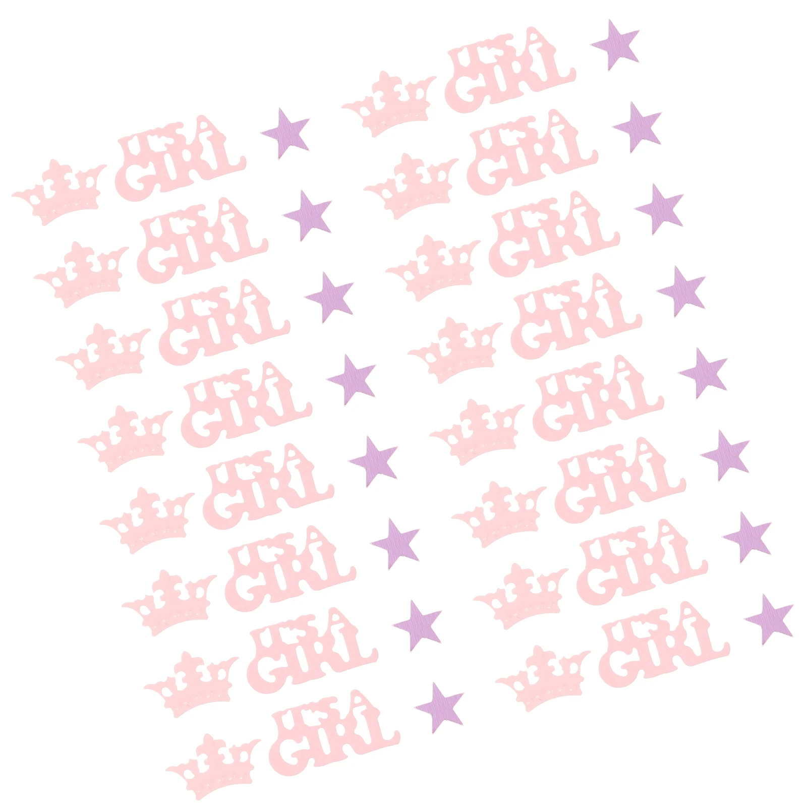 

Gender Reveal Confetti Paper Infant Baby nament Party Supplies Decorative Circles Girl Crown Table Scatter Props