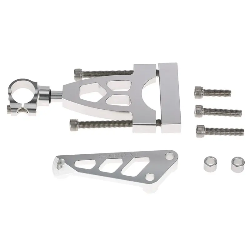 

AA92-Steering Damper Mounting Bracket Steering Damper Mounting Bracket For Honda Steering Damper Bracket For Honda CB400 Silvery