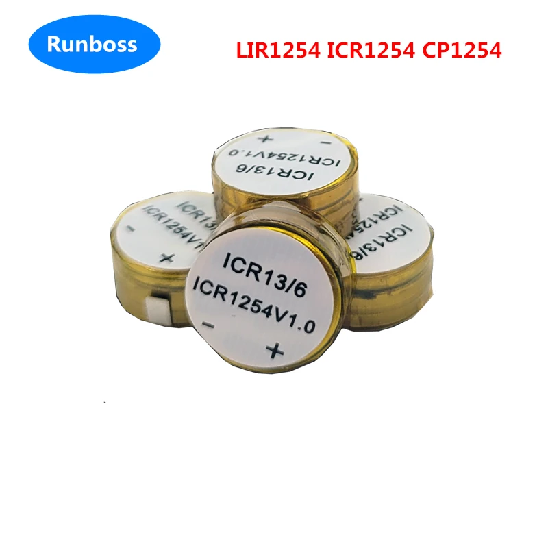 LIR1254 CP1254 70mAh Battery Solder Tab for Sony WF-1000XM3 WF-1000X WF-SP700N WF-XB700 WF-SP900 JABRA TWS Bluetooth Headphone