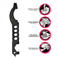 Tactics Multitasker M4 TOOLS Multipurpose Maintenance Screwdriver Keychain Bicycle Repair Buffer Tube Modification AR15