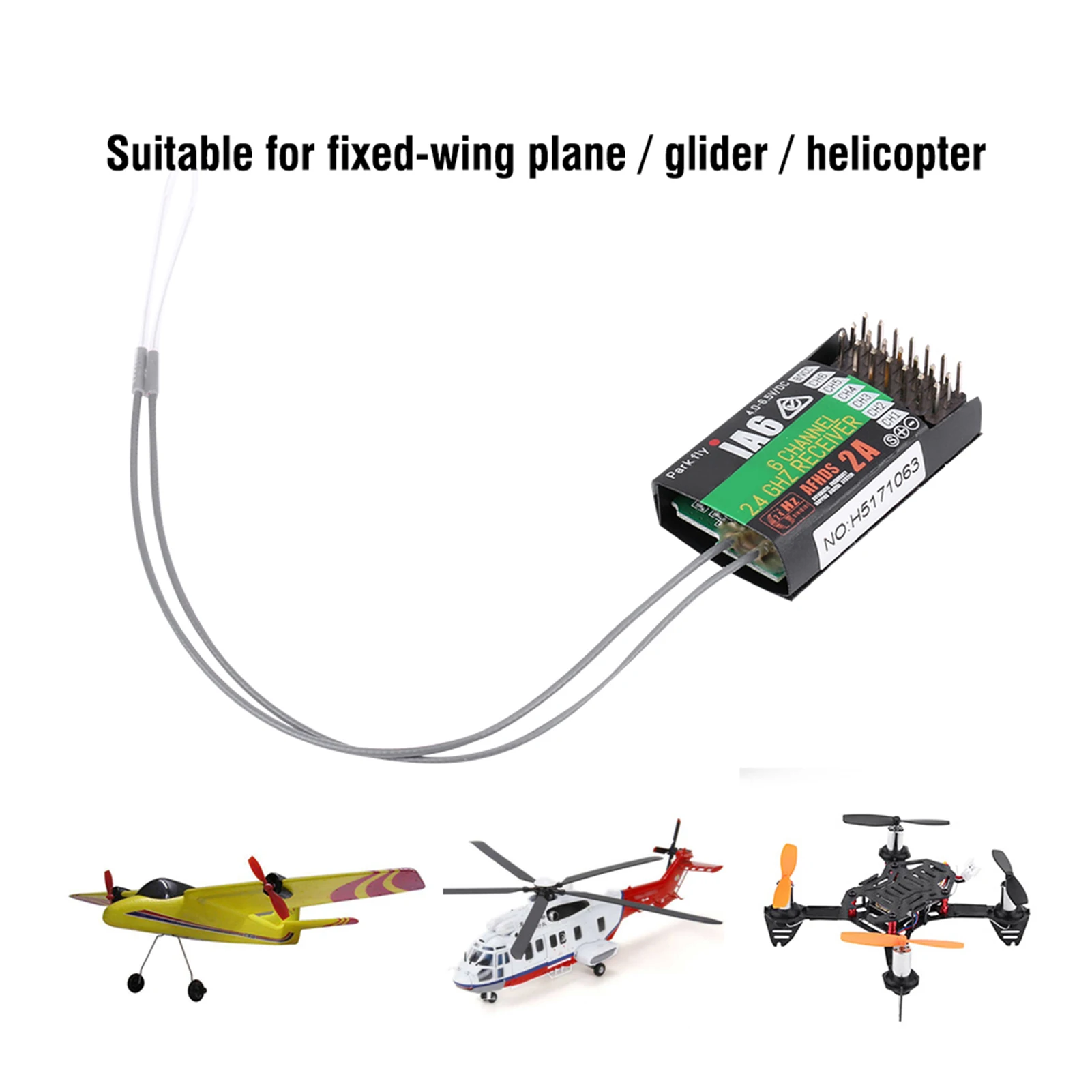 Remote Control Accessory Flysky FS-IA6 6 Channels 2.4GHz Frequency Receiver for FS-I6