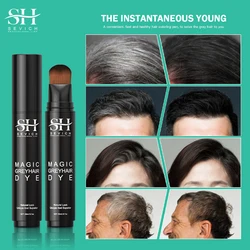 Sevich Temporary Hair Color Brush And Comb DIY Hair Color Wax Mascara Dye Cream Hair Color Pen One-time White Grey Hair Cover Up